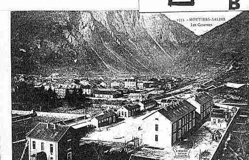 Ville de MOUTIERSTARENTAISE Carte postale ancienne