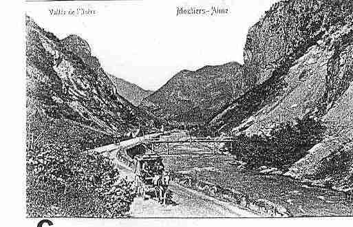 Ville de MOUTIERSTARENTAISE Carte postale ancienne