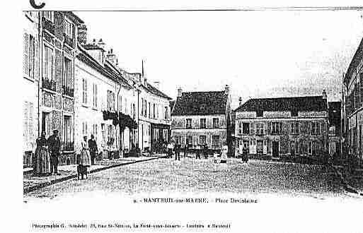 Ville de NANTEUILSURMARNE Carte postale ancienne