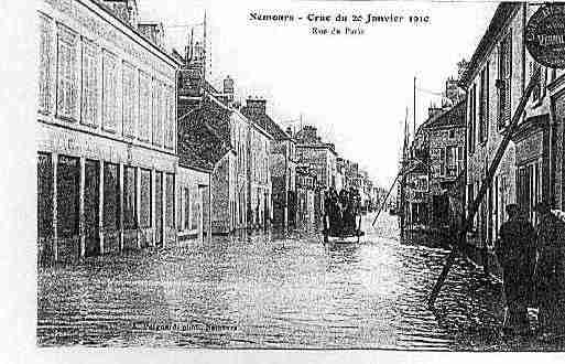 Ville de NEMOURS Carte postale ancienne