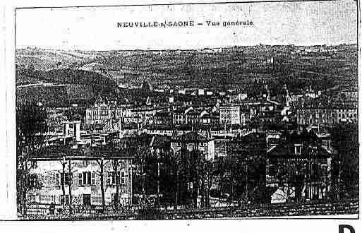 Ville de NEUVILLESURSAONE Carte postale ancienne