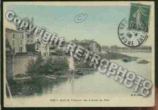 Ville de NEUVILLESURSAONE Carte postale ancienne