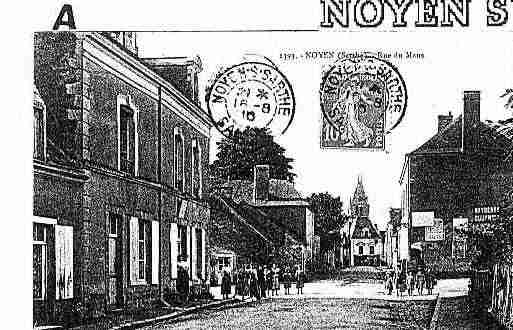 Ville de NOYENSURSARTHE Carte postale ancienne