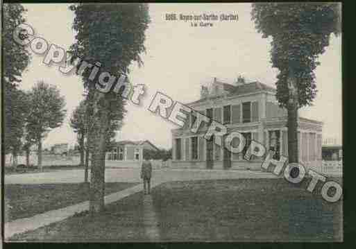 Ville de NOYENSURSARTHE Carte postale ancienne