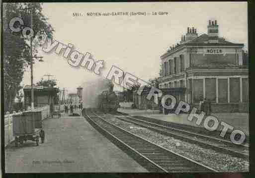 Ville de NOYENSURSARTHE Carte postale ancienne