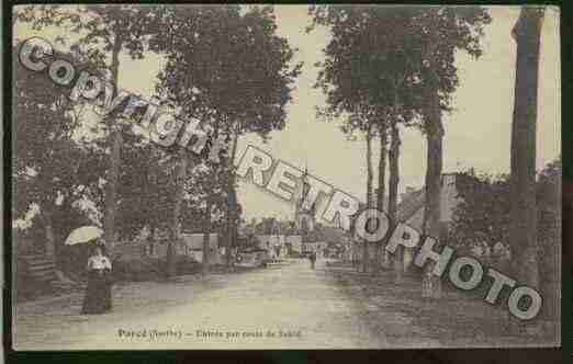 Ville de PARCESURSARTHE Carte postale ancienne