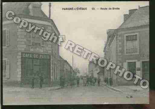 Ville de PARIGNEL\'EVEQUE Carte postale ancienne