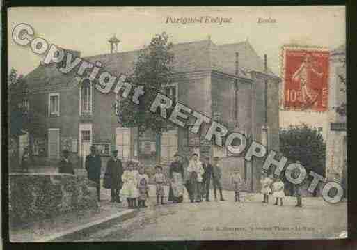 Ville de PARIGNEL\'EVEQUE Carte postale ancienne