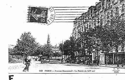 Ville de PARIS12 Carte postale ancienne