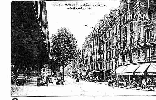 Ville de PARIS19 Carte postale ancienne