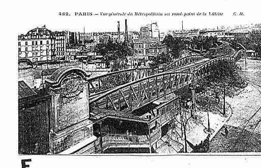 Ville de PARIS19 Carte postale ancienne