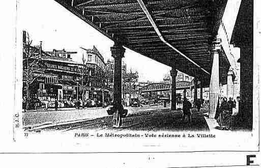 Ville de PARIS19 Carte postale ancienne