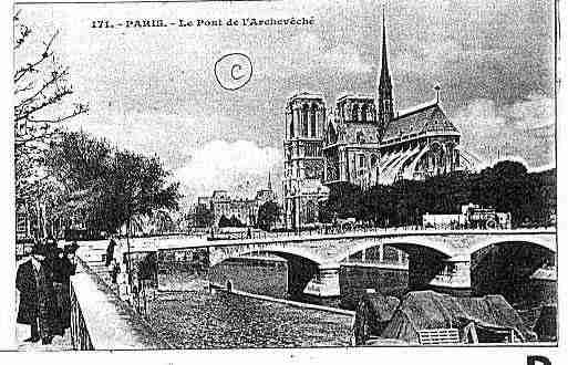 Ville de PARIS4 Carte postale ancienne