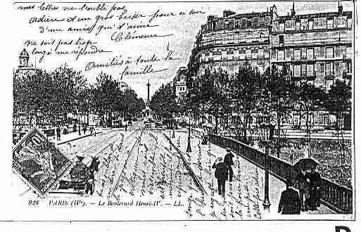 Ville de PARIS4 Carte postale ancienne