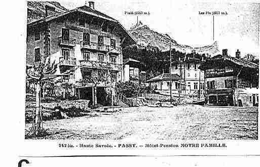 Ville de PASSY Carte postale ancienne