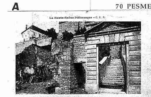 Ville de PESMES Carte postale ancienne