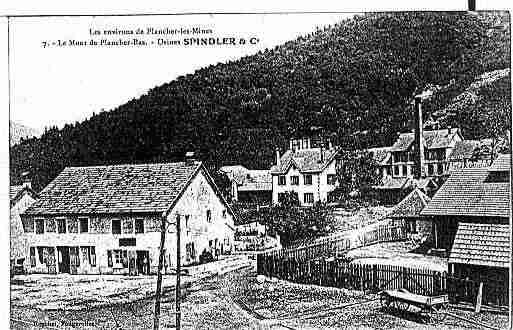 Ville de PLANCHERLESMINES Carte postale ancienne