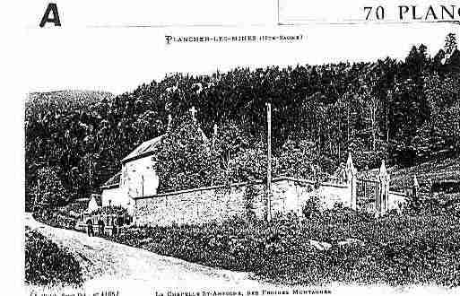 Ville de PLANCHERLESMINES Carte postale ancienne