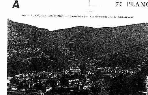 Ville de PLANCHERLESMINES Carte postale ancienne