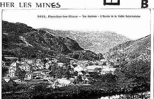 Ville de PLANCHERLESMINES Carte postale ancienne