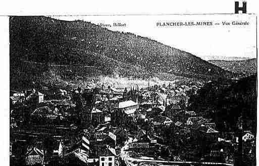 Ville de PLANCHERLESMINES Carte postale ancienne