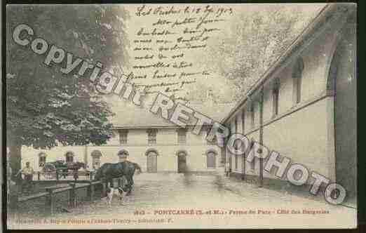 Ville de PONTCARRE Carte postale ancienne