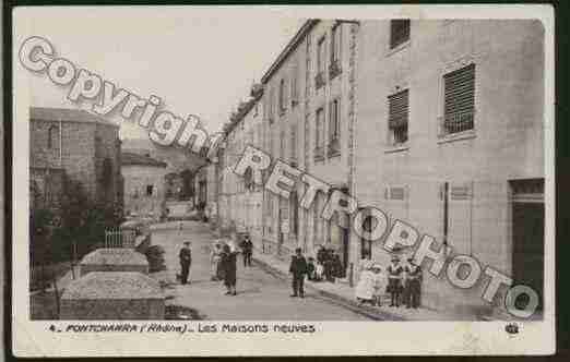 Ville de PONTCHARRASURTURDINE Carte postale ancienne