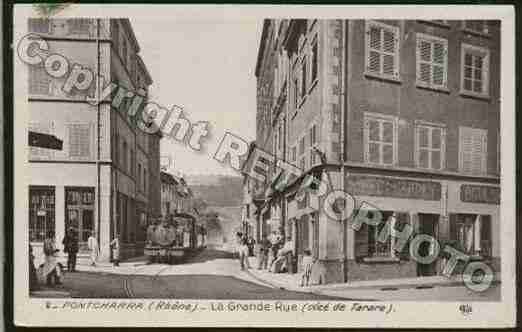 Ville de PONTCHARRASURTURDINE Carte postale ancienne