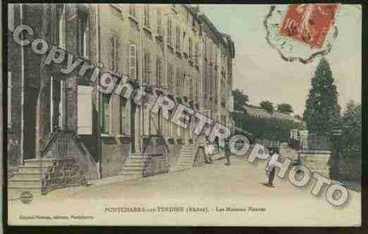 Ville de PONTCHARRASURTURDINE Carte postale ancienne