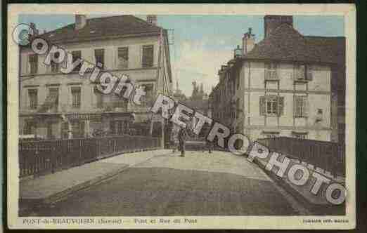 Ville de PONTDEBEAUVOISIN(LE) Carte postale ancienne