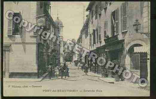 Ville de PONTDEBEAUVOISIN(LE) Carte postale ancienne