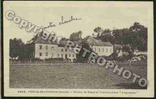 Ville de PONTDEBEAUVOISIN(LE) Carte postale ancienne