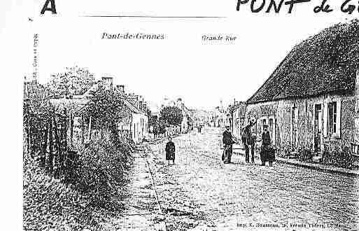 Ville de PONTDEGENNES Carte postale ancienne