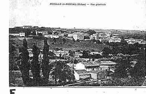 Ville de POUILLYLEMONIAL Carte postale ancienne