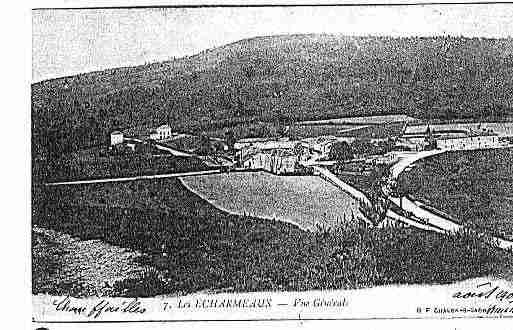 Ville de POULELESECHARMEAUX Carte postale ancienne