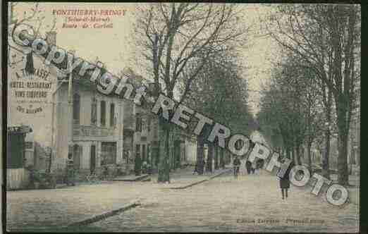 Ville de PRINGY Carte postale ancienne