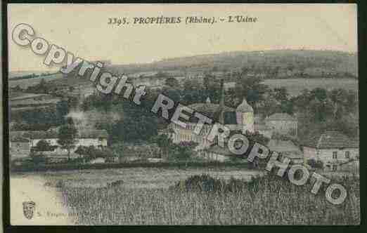 Ville de PROPIERES Carte postale ancienne