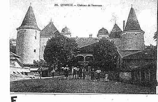 Ville de QUINCIEENBEAUJOLAIS Carte postale ancienne