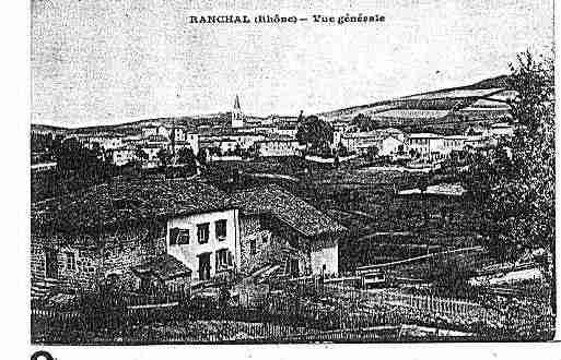 Ville de RANCHAL Carte postale ancienne