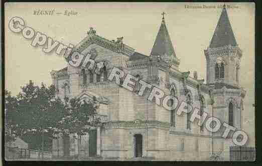 Ville de REGNIEDURETTE Carte postale ancienne