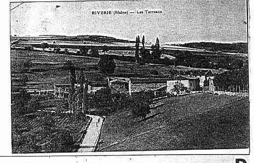 Ville de RIVERIE Carte postale ancienne