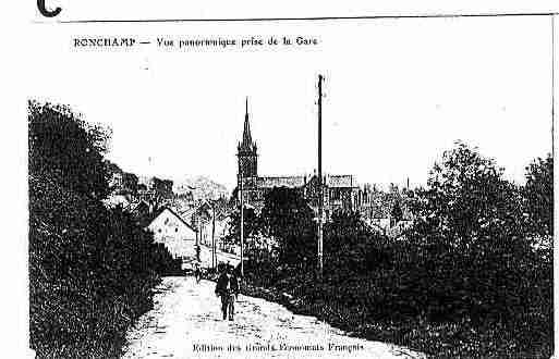 Ville de RONCHAMP Carte postale ancienne