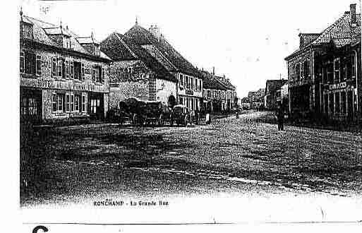 Ville de RONCHAMP Carte postale ancienne