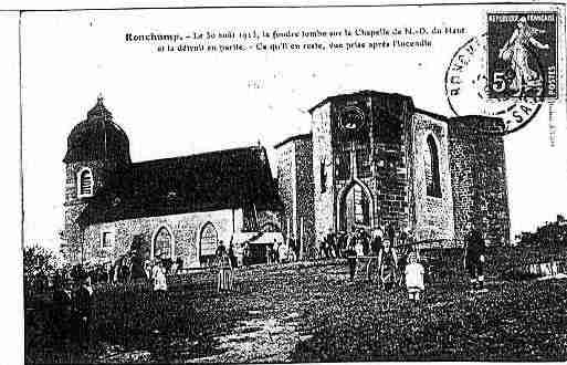 Ville de RONCHAMP Carte postale ancienne