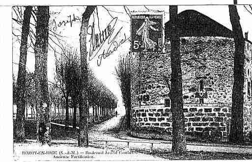 Ville de ROZAYENBRIE Carte postale ancienne