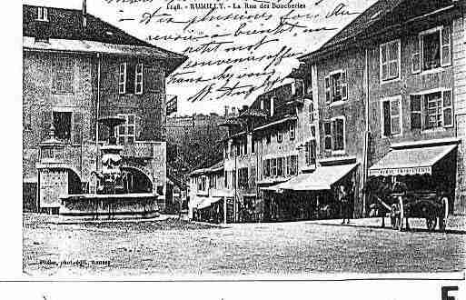 Ville De Rumilly Ph055292 E Photographie Inspiree D Une Carte Ancienne