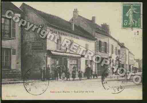 Ville de SAACYSURMARNE Carte postale ancienne