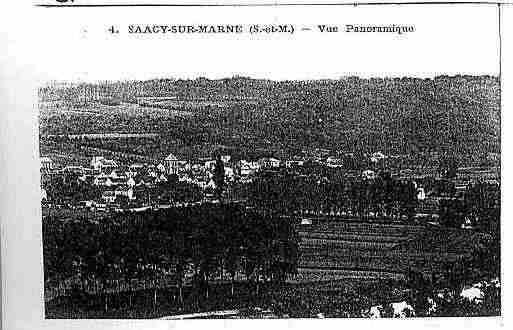 Ville de SAACYSURMARNE Carte postale ancienne