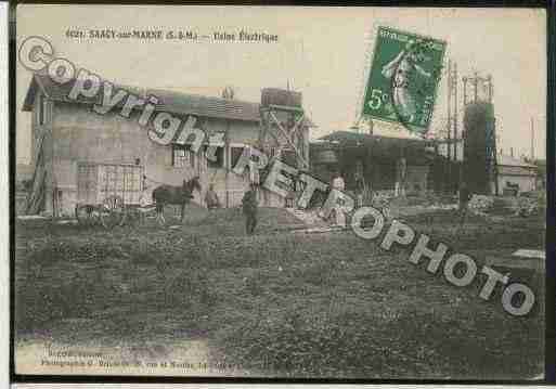 Ville de SAACYSURMARNE Carte postale ancienne