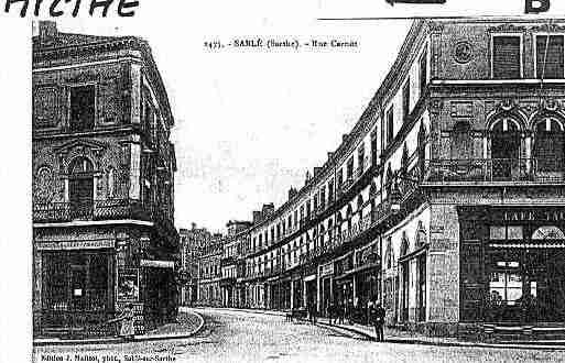 Ville de SABLESURSARTHE Carte postale ancienne